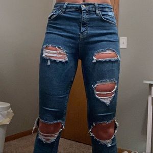 Top Shop Ripped Jeans